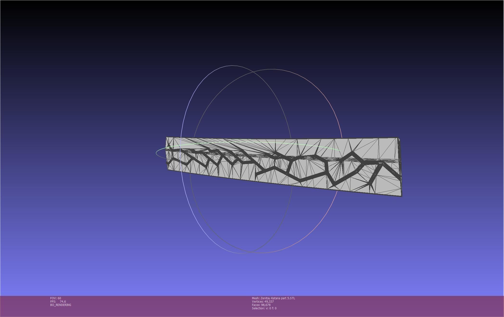 Demon Slayer Zenitsu Katana Printable Model 3D print model_111