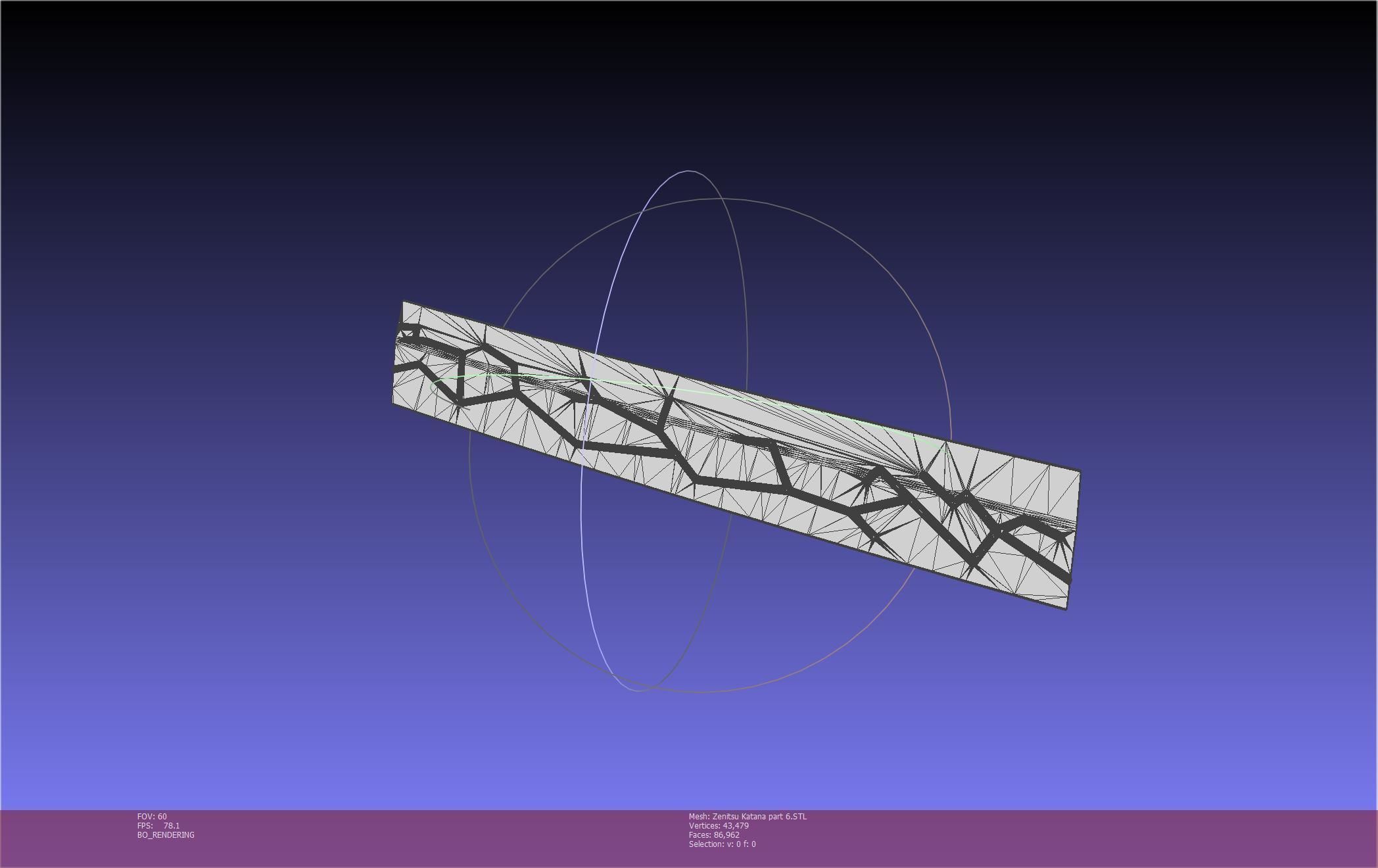 Demon Slayer Zenitsu Katana Printable Model 3D print model_116
