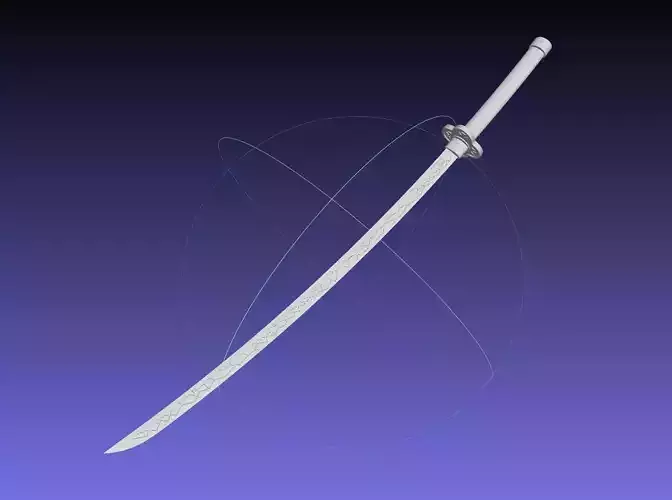 Demon Slayer Zenitsu Katana Printable Model 3D print model