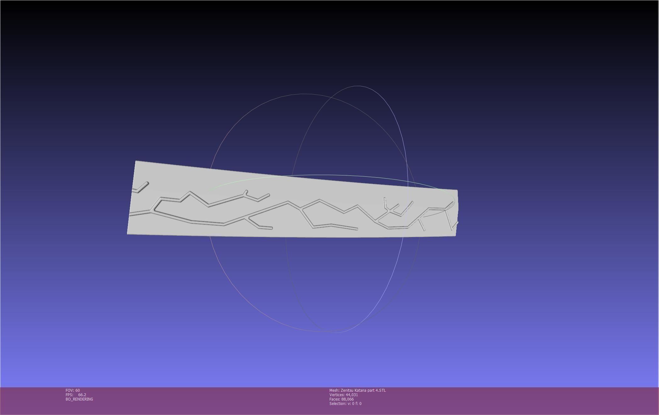 Demon Slayer Zenitsu Katana Printable Model 3D print model_103