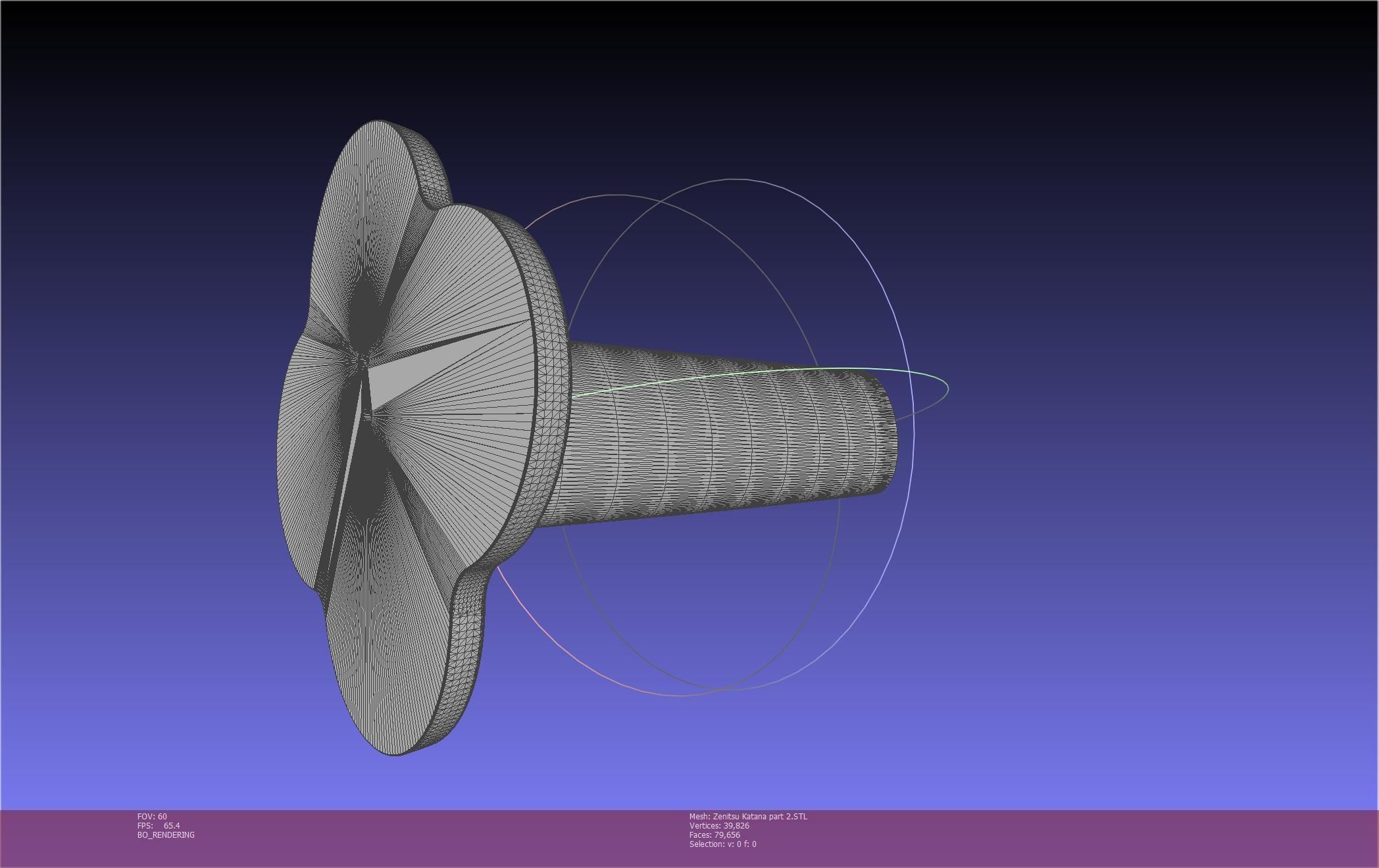 Demon Slayer Zenitsu Katana Printable Model 3D print model_68