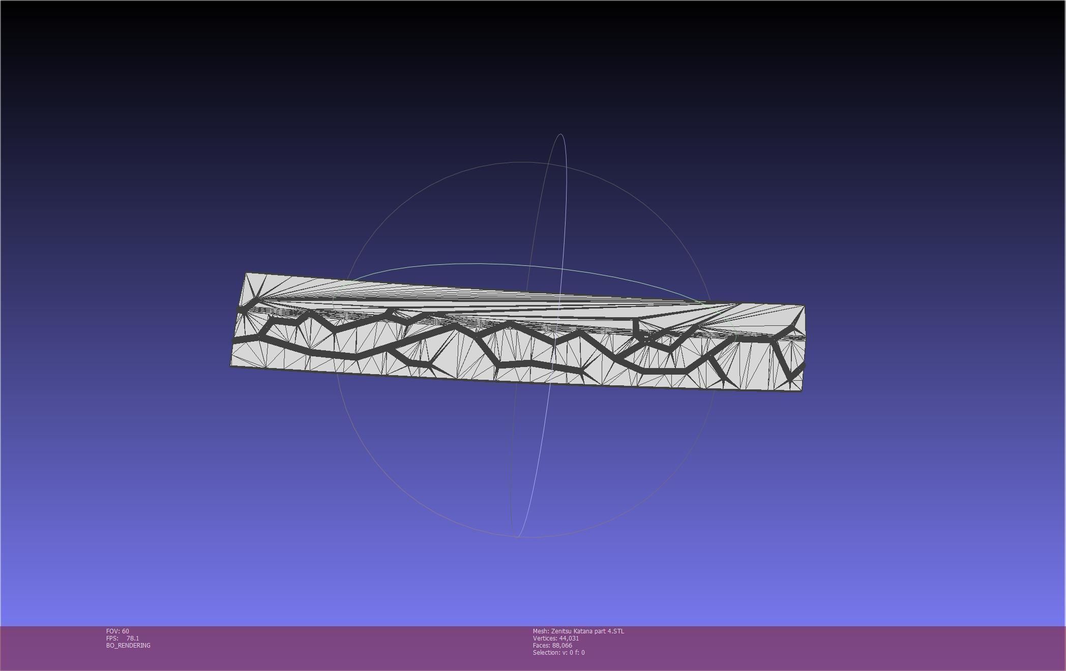 Demon Slayer Zenitsu Katana Printable Model 3D print model_107