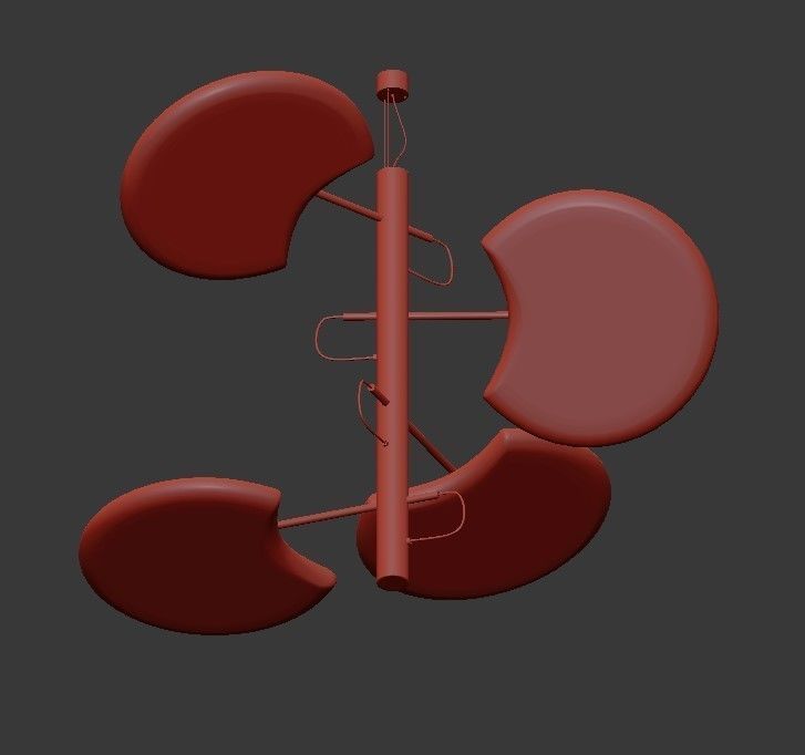 ALMA chandelier 3D model_2