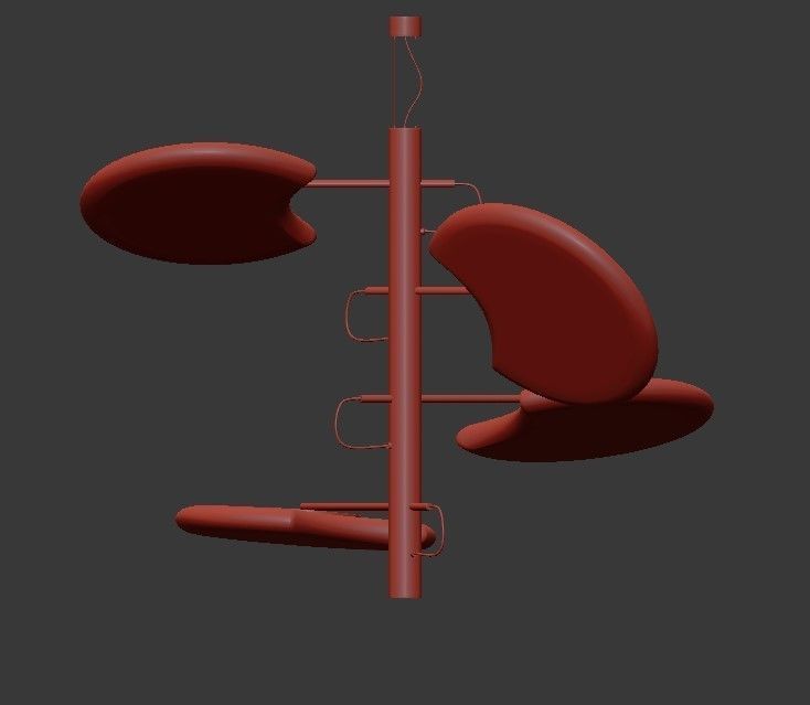 ALMA chandelier 3D model_1