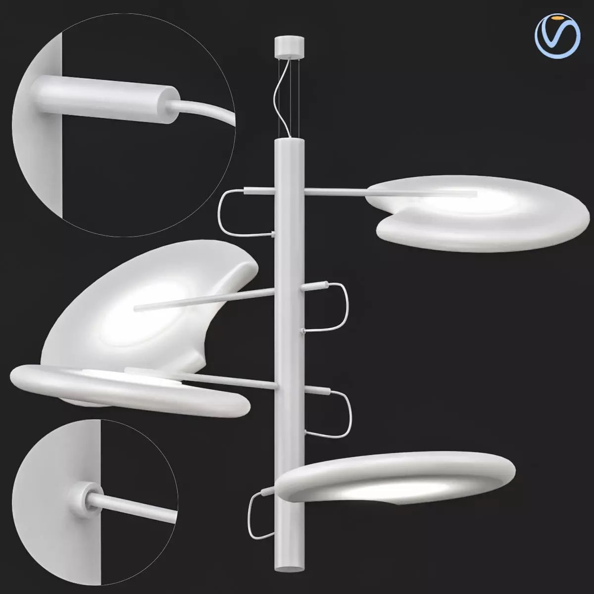 ALMA chandelier 3D model_0