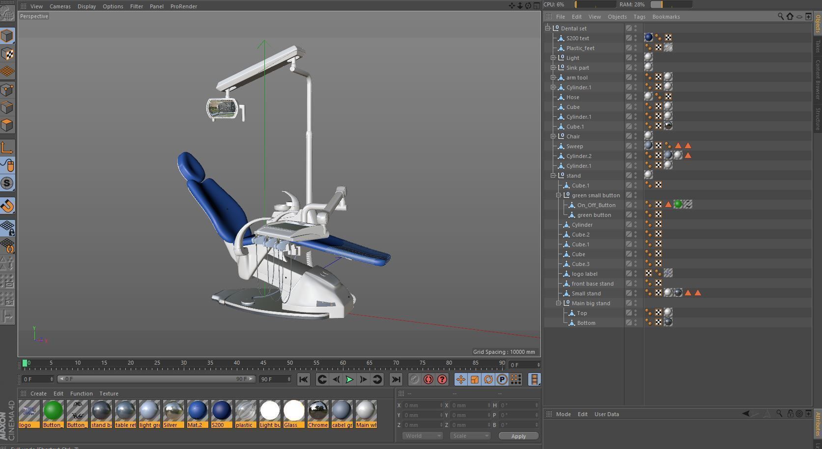 Dental set Gnatus S200 3D model_5
