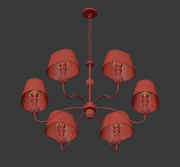 Arte chandelier 3D model_2