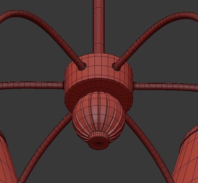 Arte chandelier 3D model_7