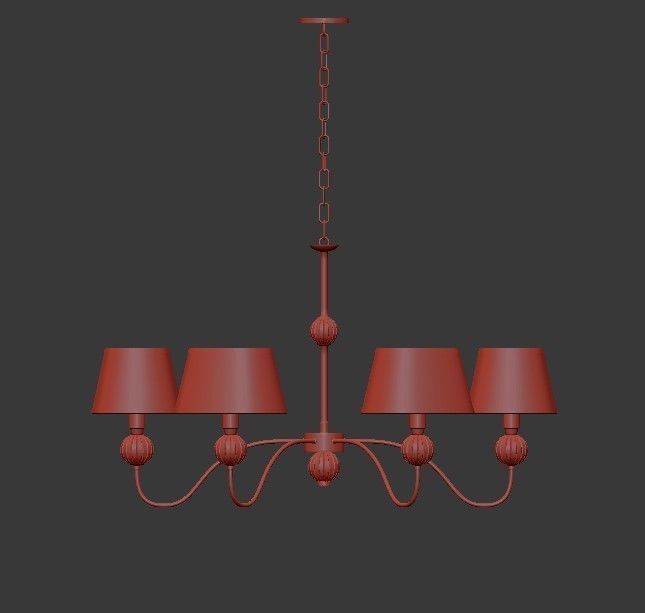Arte chandelier 3D model_1