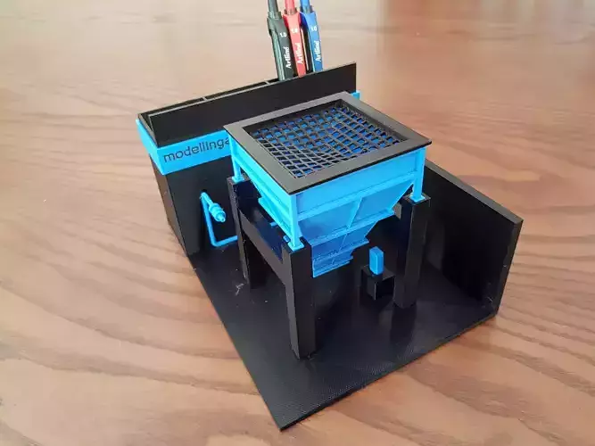A Mixing Tank  and also a Hopper as a Pen Holder for 3D Printing 3D print model
