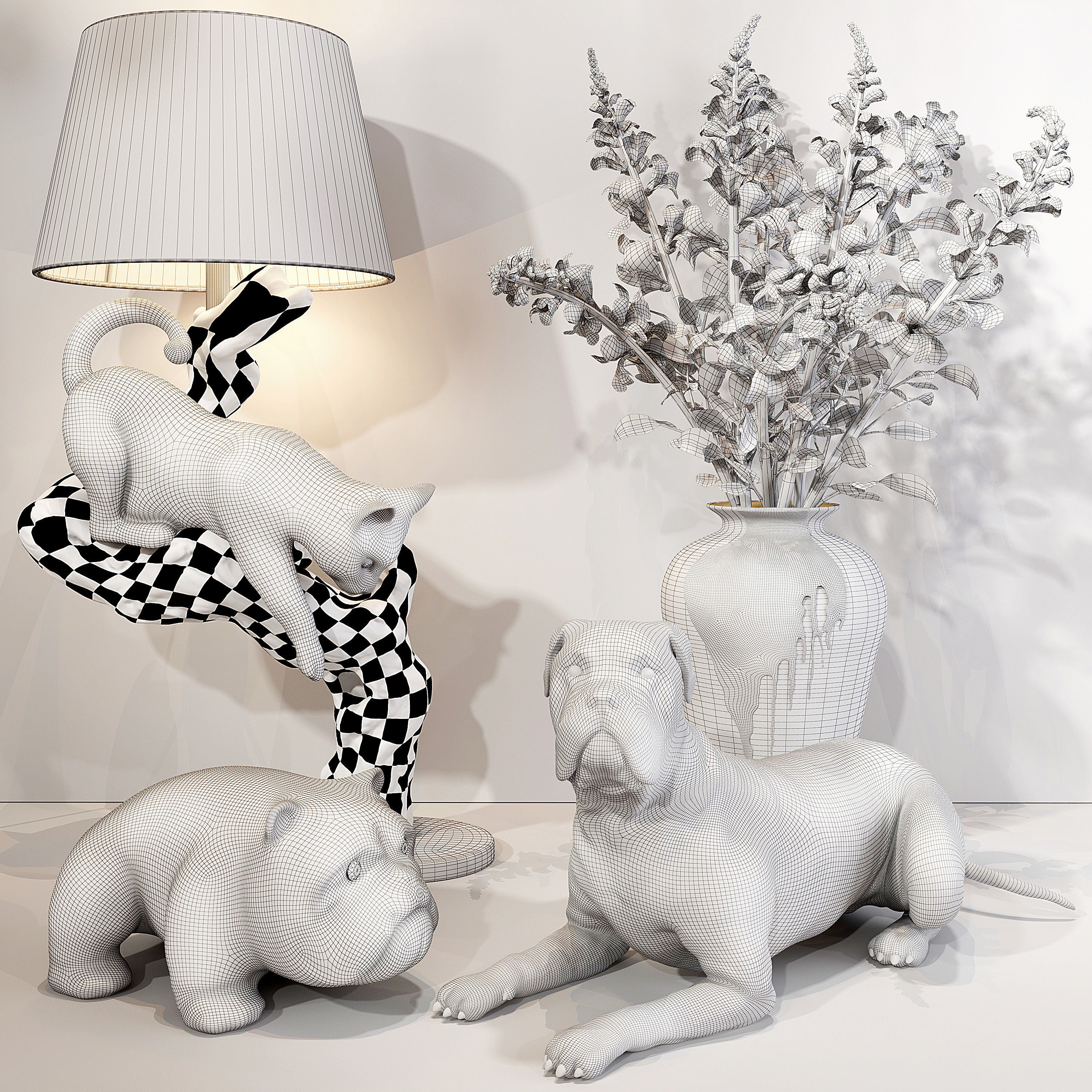 Decor set 56 3D model_3