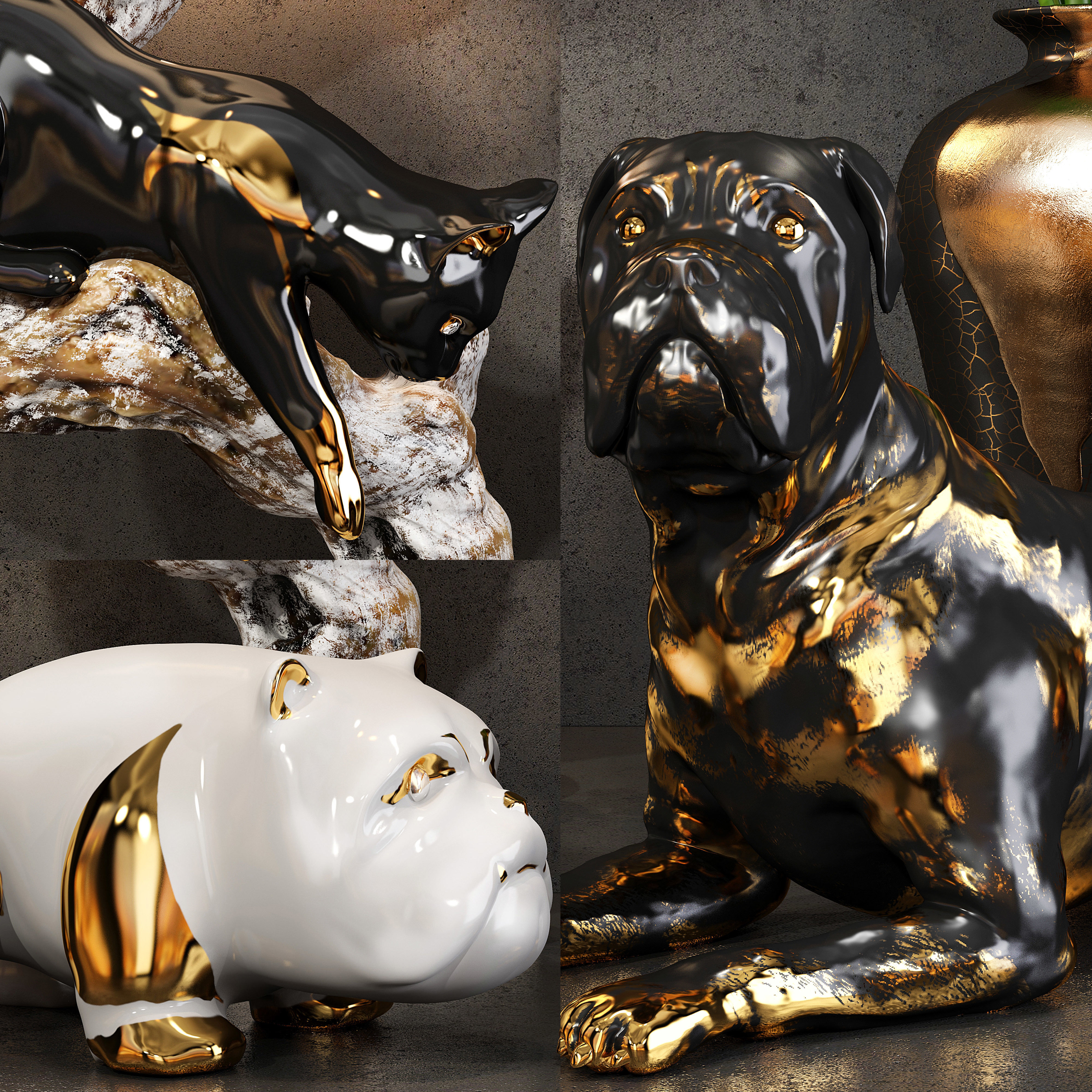 Decor set 56 3D model_2