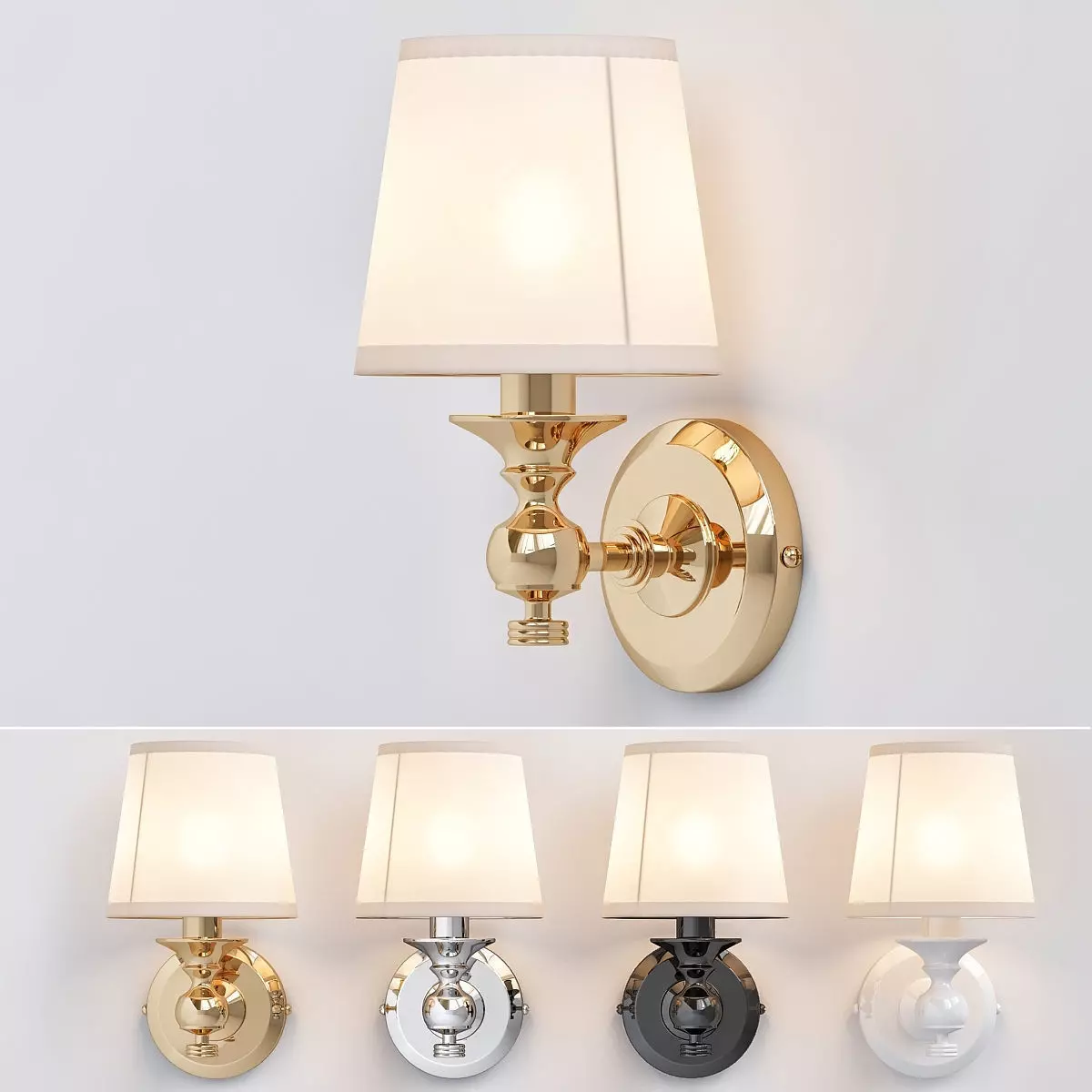 Lugarno lamp and ball 3D model_0