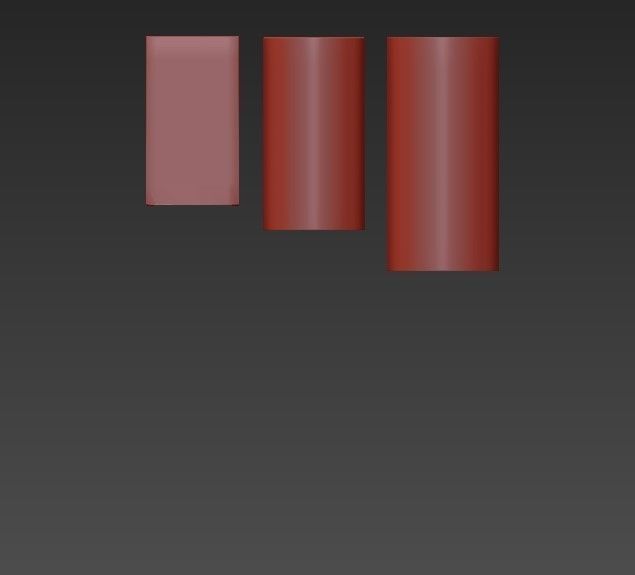 Ceiling three outdoor wall lights 3D model_1