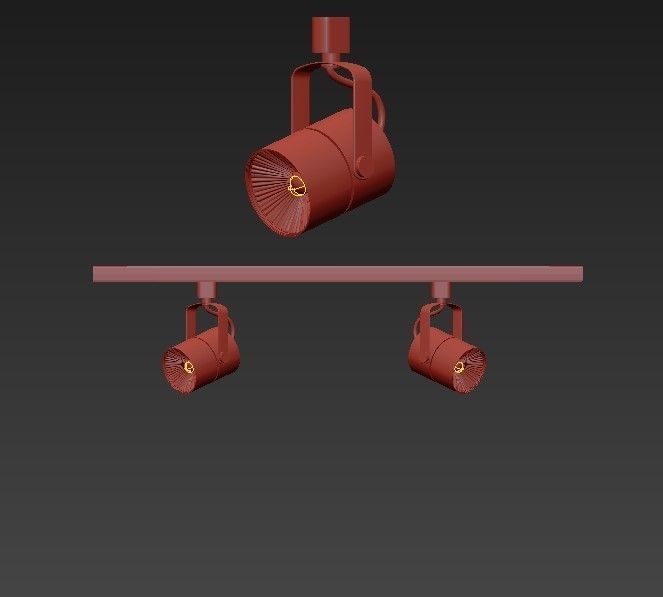 CENTRSVET two spotlights 3D model_1