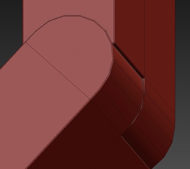 RECTANGULAR wooden shelf with two sticks Free 3D model_4