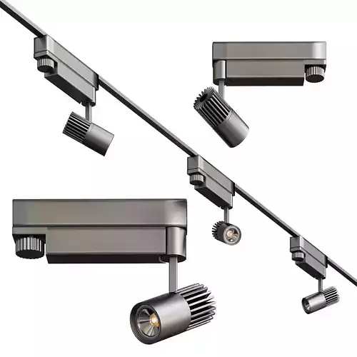 Viabizzuno light pole with two lights