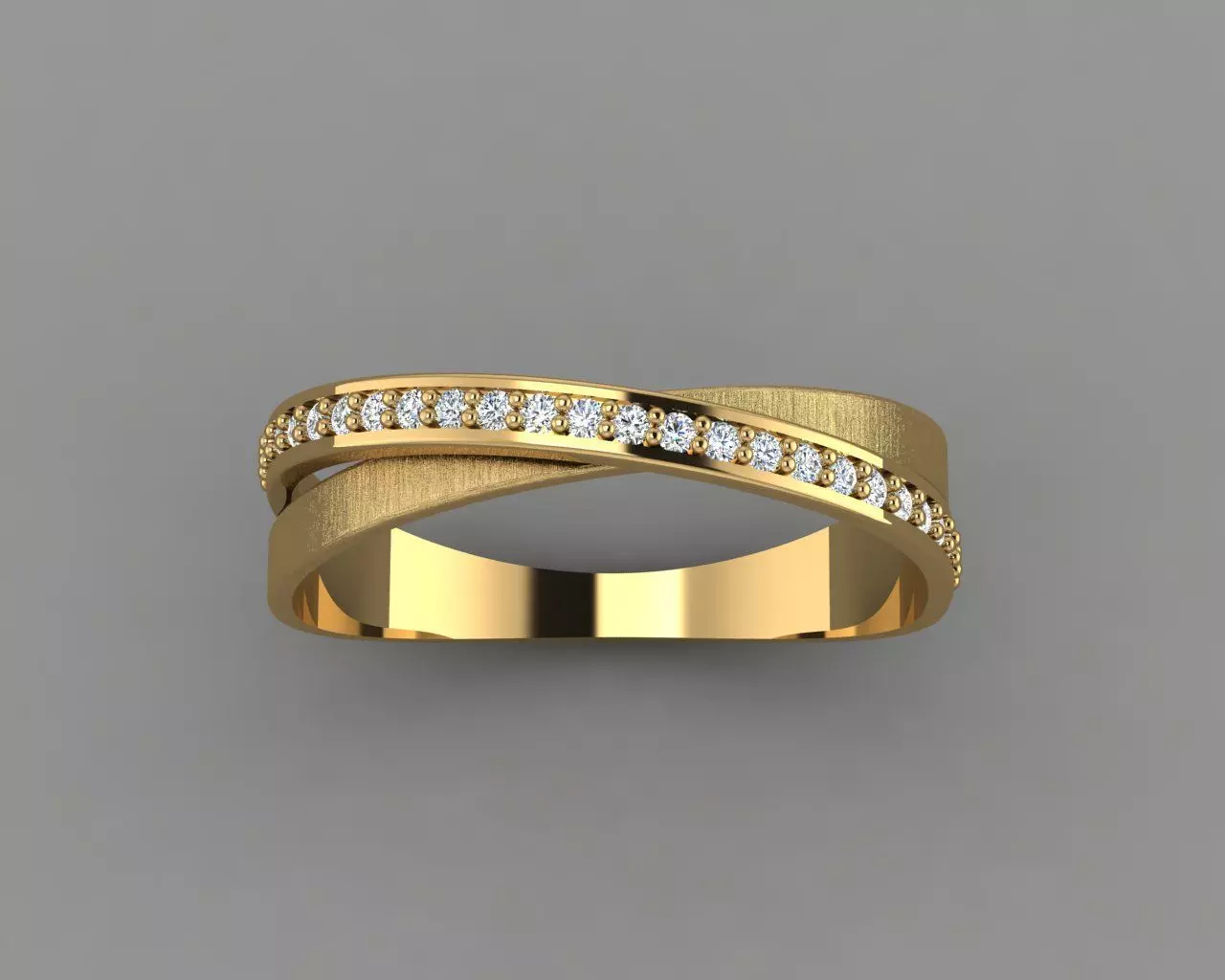 gold ring jewellery 3D print model