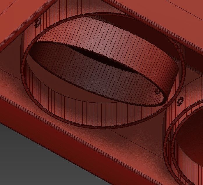 Delta wall light 3D model_4