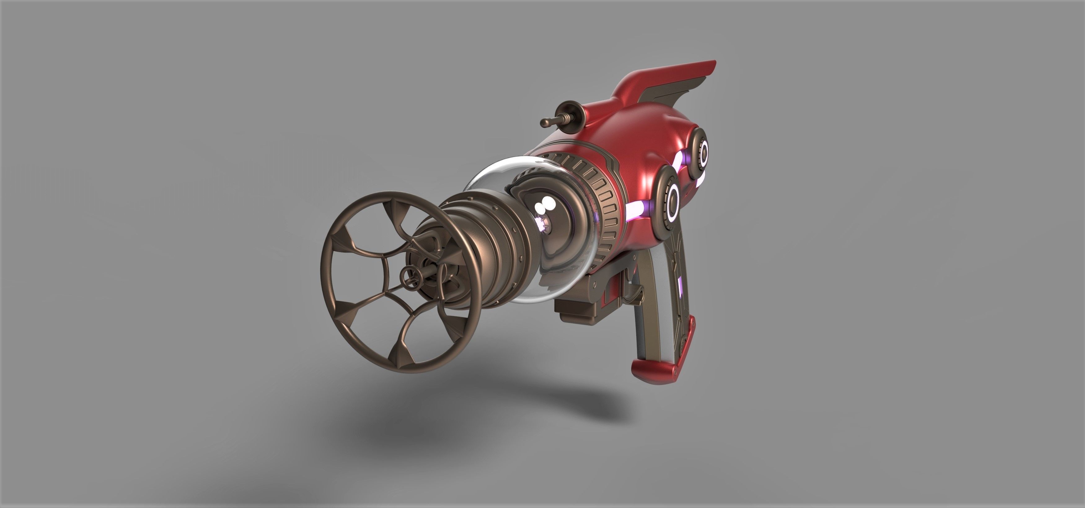 The Shrink Ray from the game The Outer Worlds 3D print model_4