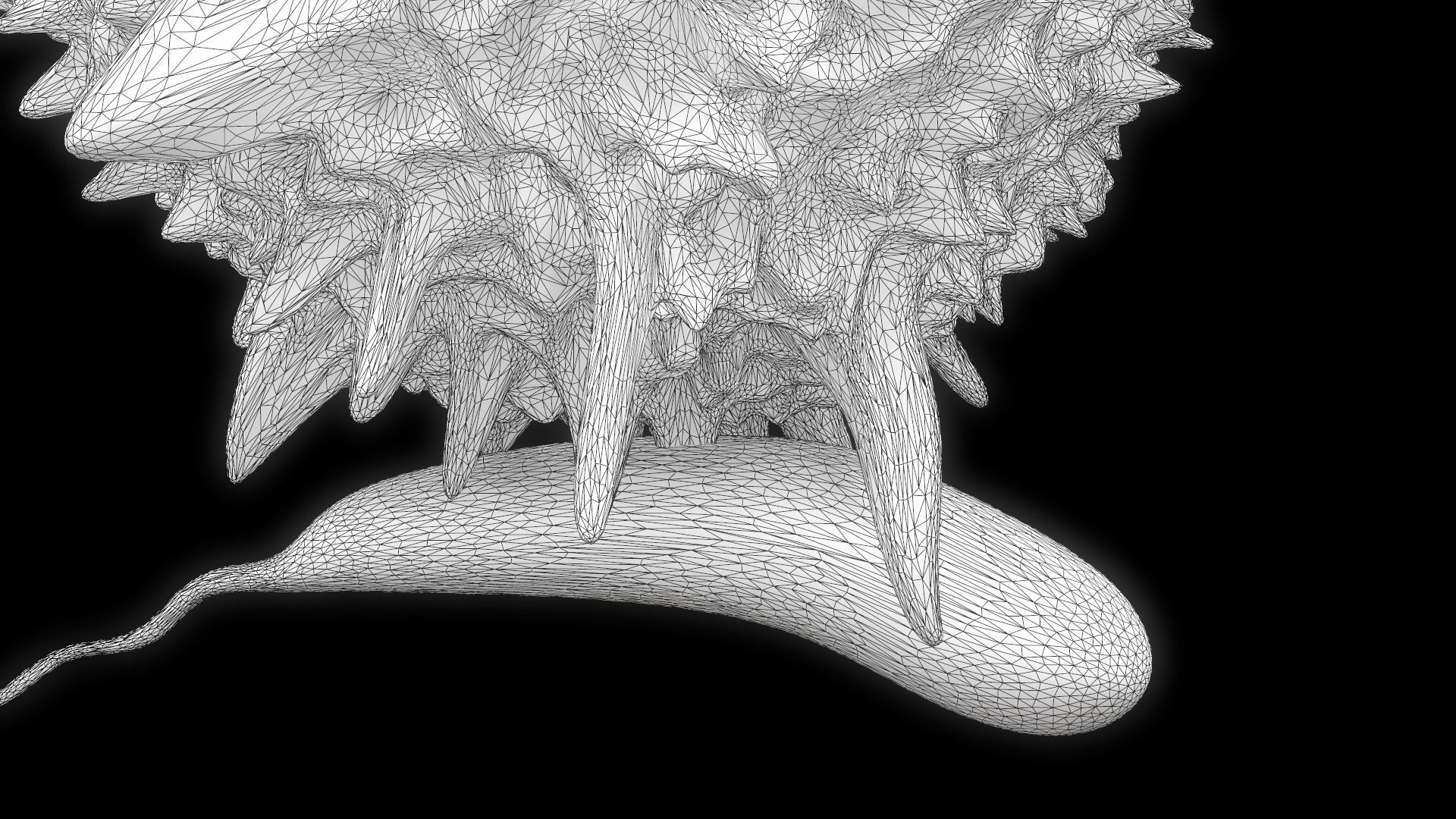 Lymphocyte flower 3D model_12