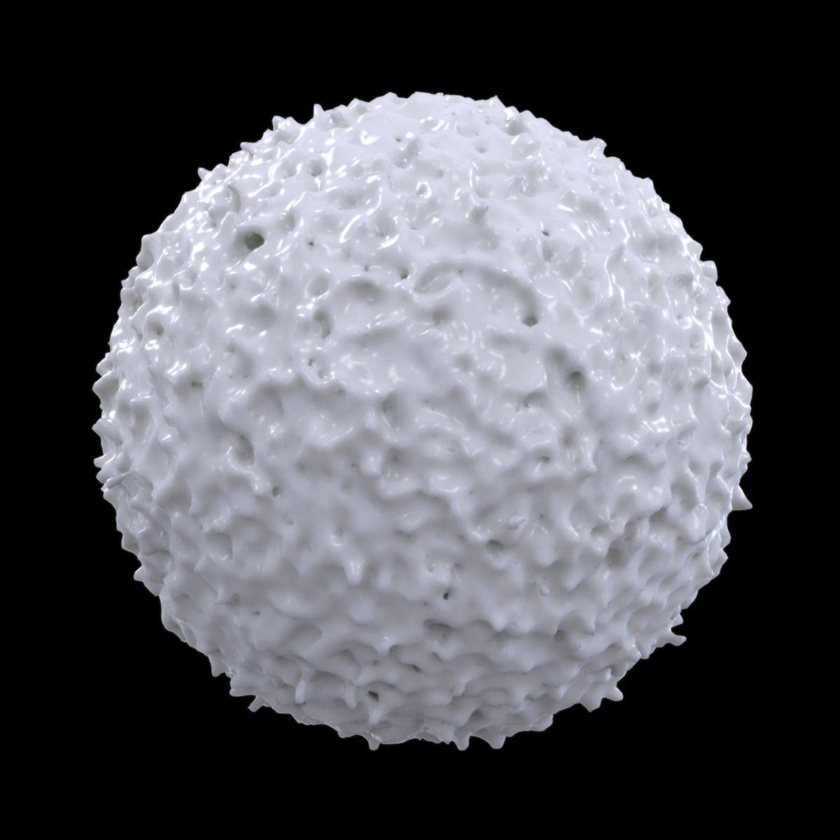 Lymphocyte ball 3D model_4