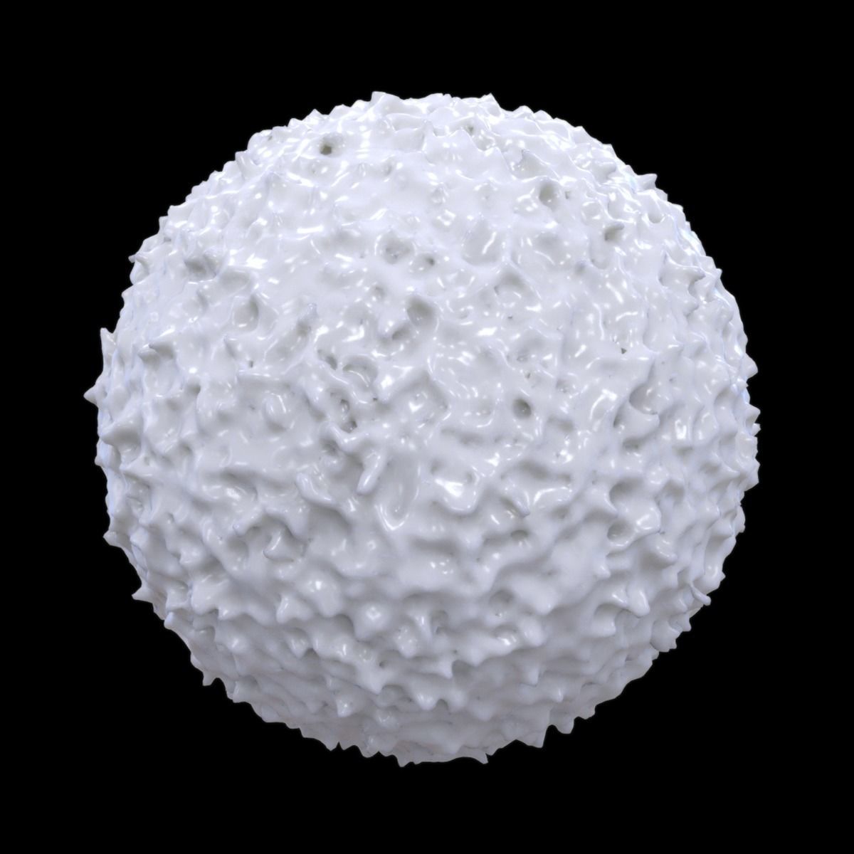 Lymphocyte ball 3D model_5