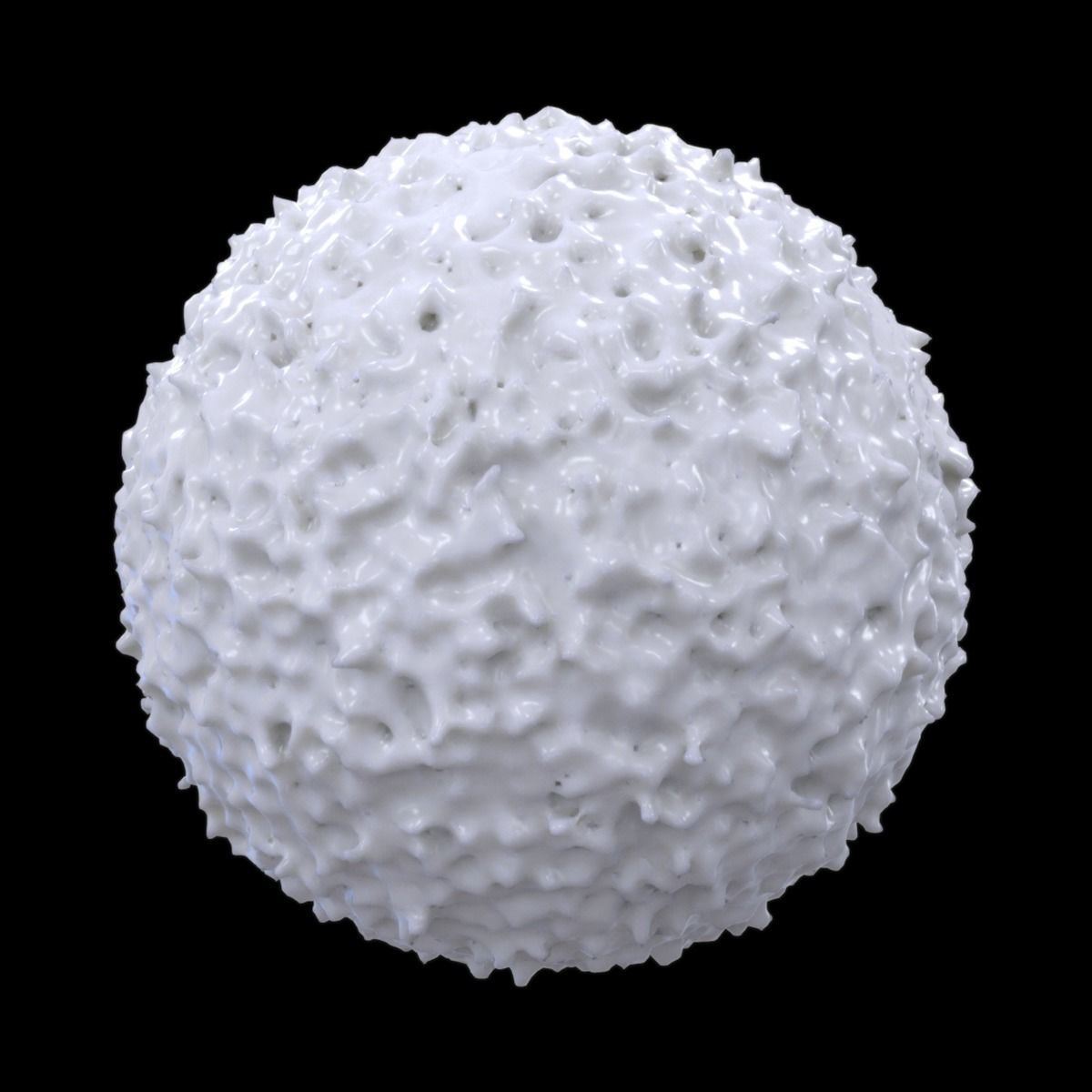 Lymphocyte ball 3D model_2
