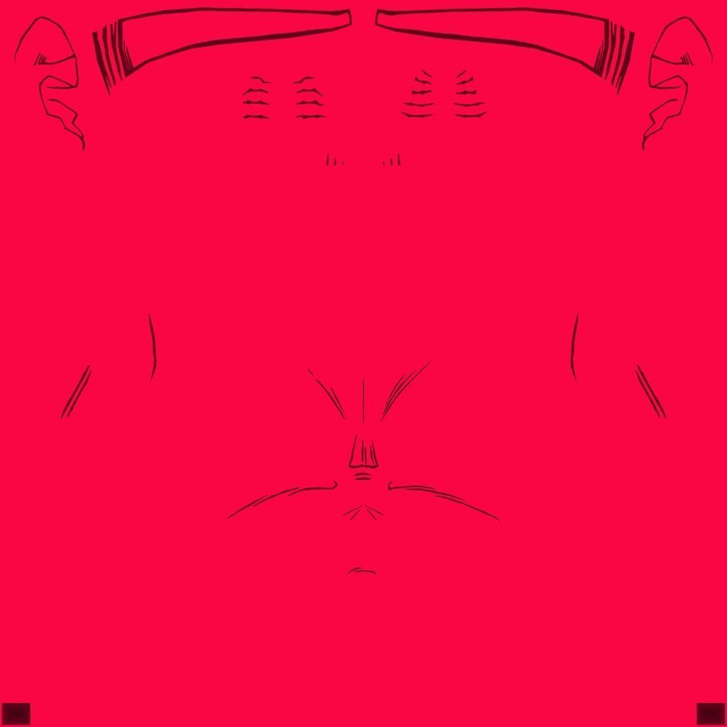 Vegeta 3d Model Rigged and Ready for Use 3D model_16