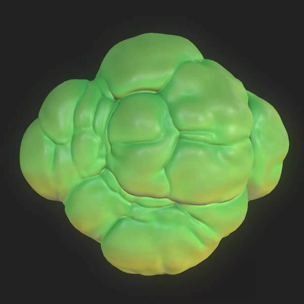 Virus mushroom 3D model
