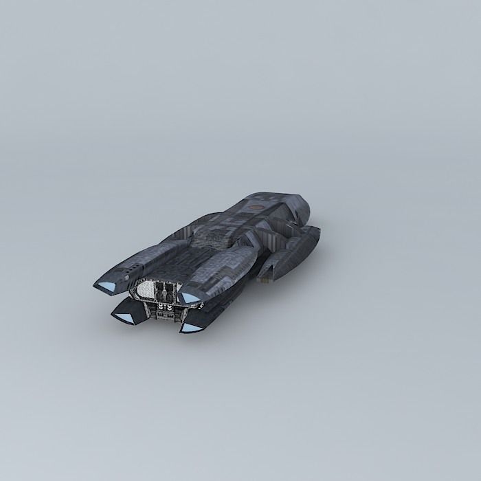 Battlestar Galactica from the new series Free 3D model_1