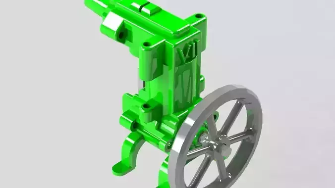 Compressed Air engine V2 WORKING Model 3D print model