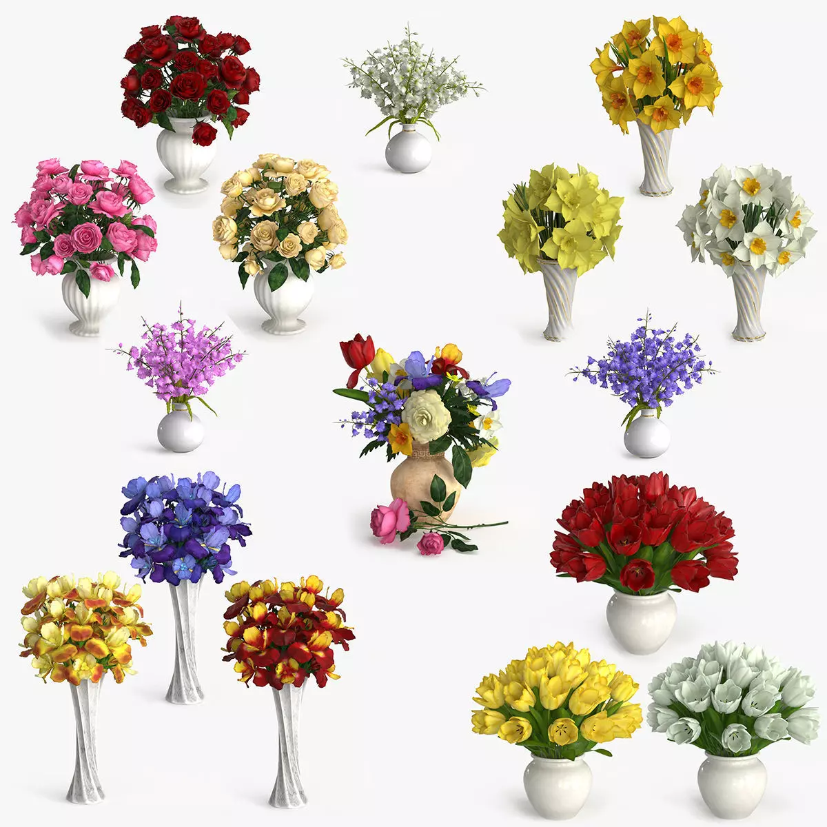 Bouquet Flowers Collection _0