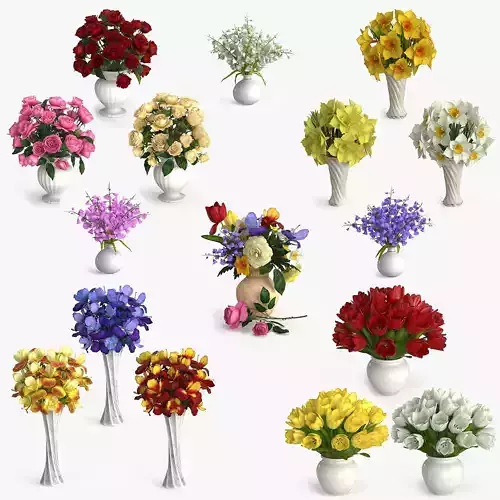 Bouquet Flowers Collection 