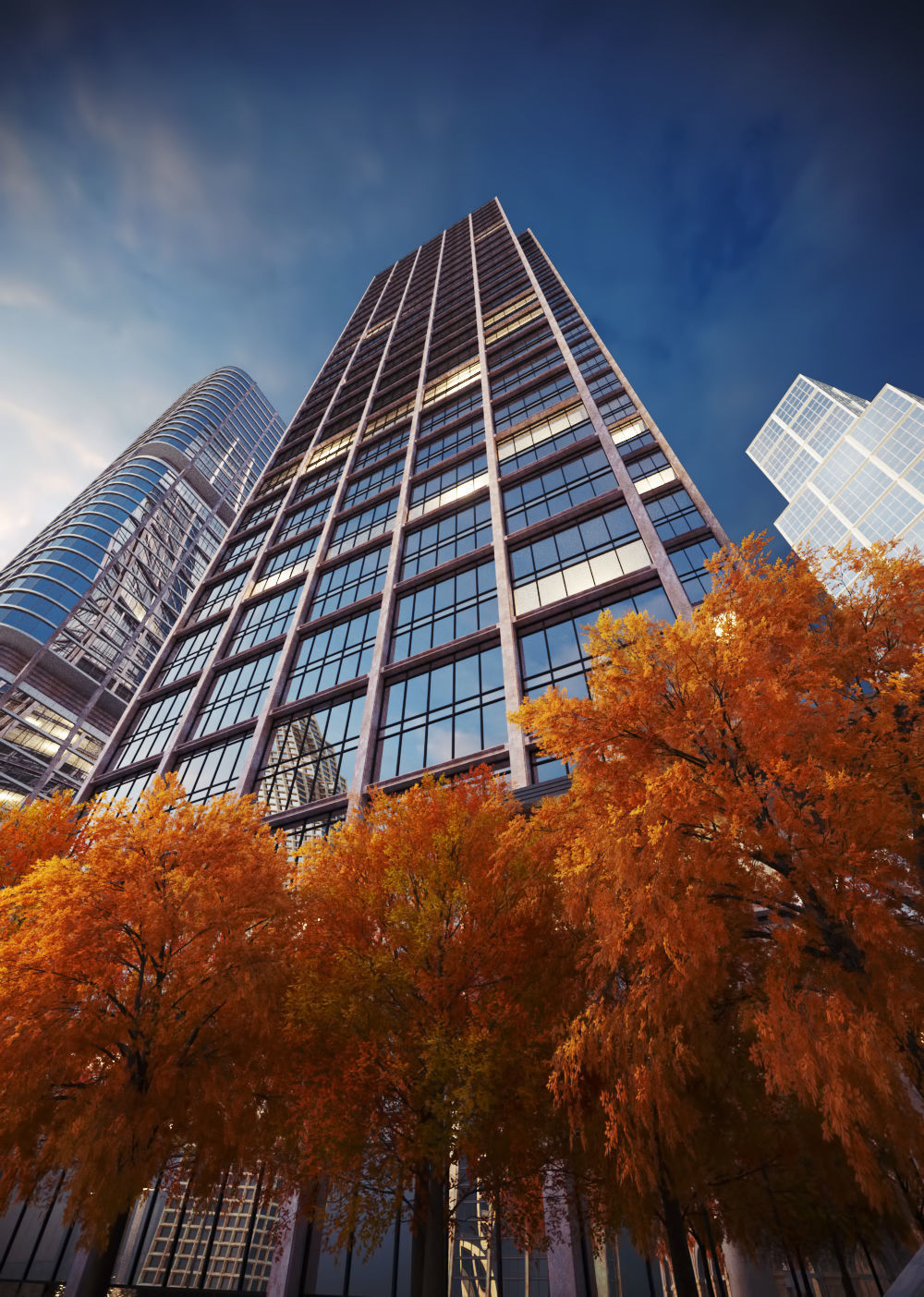 Street scene exterior  3D model_1