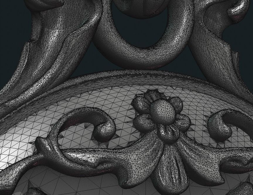 Wolf Pendant II 3D print model_19