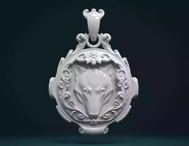 Wolf Pendant II