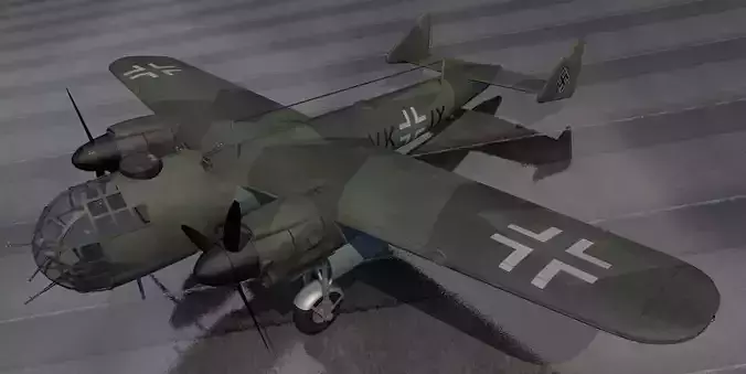 Dornier Do-317A 3D model