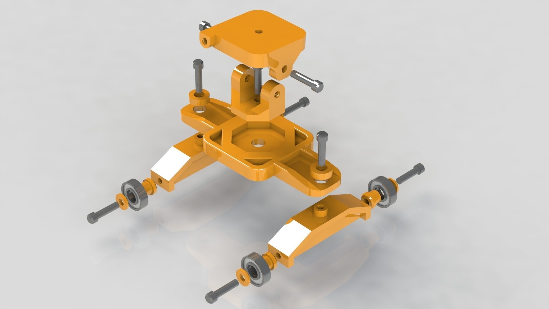 3d Printable Camera Dolly 3D print model_4