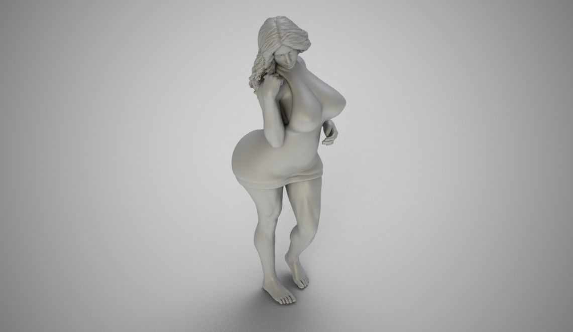 Woman Home Mood 6 3D print model_3