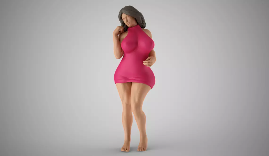 Woman Home Mood 6 3D print model_0