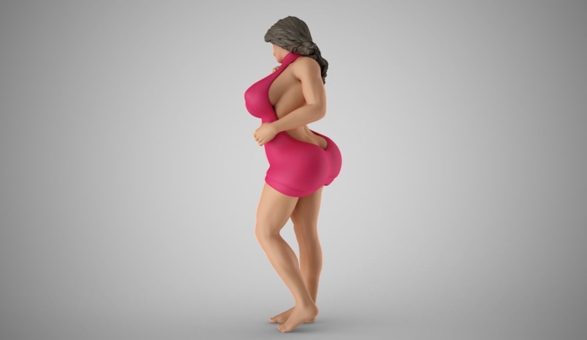 Woman Home Mood 6 3D print model_6