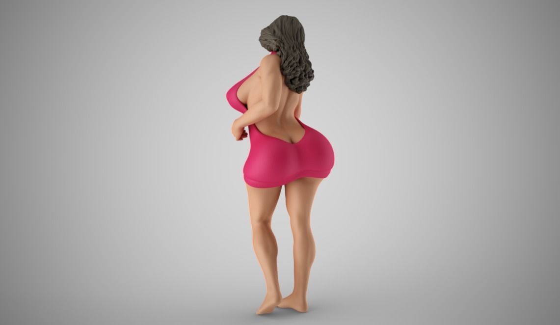 Woman Home Mood 6 3D print model_7