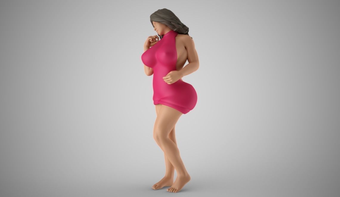 Woman Home Mood 6 3D print model_5