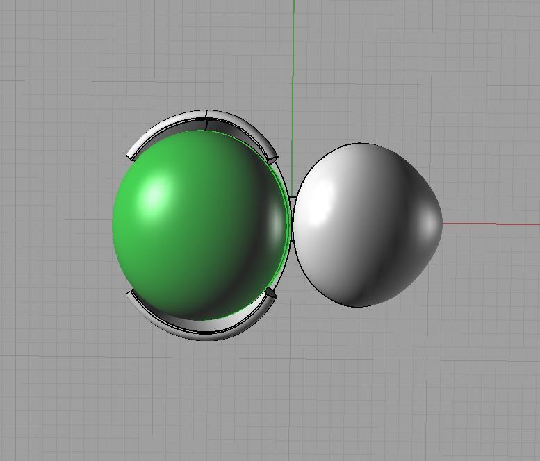 Garnet-Mozambique Ring 3D print model 3D print model_11