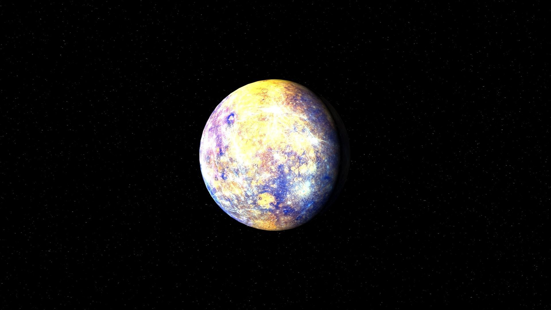 mercury 3d max corona rander 3D model 3D model_7