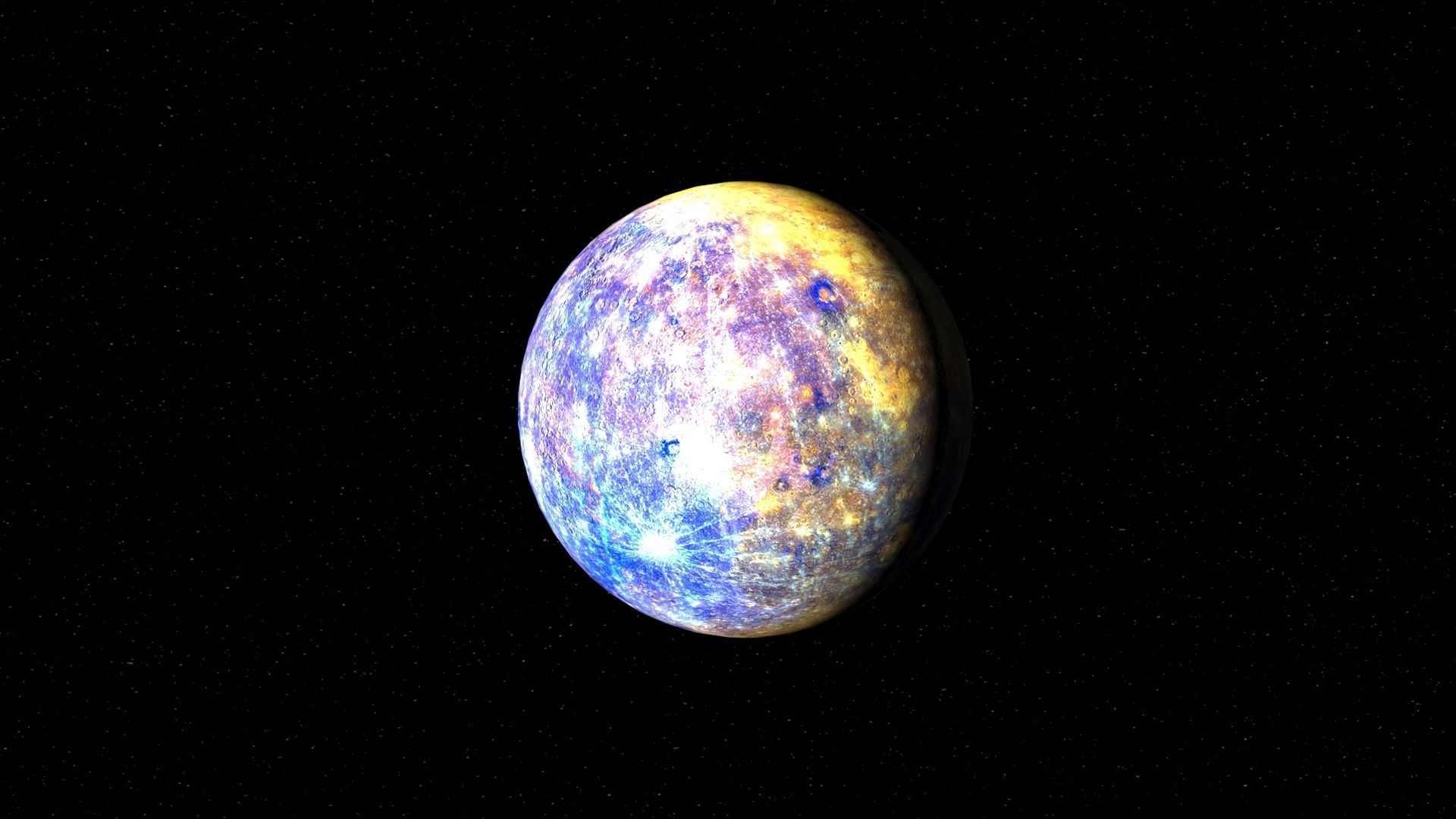 mercury 3d max corona rander 3D model 3D model_12