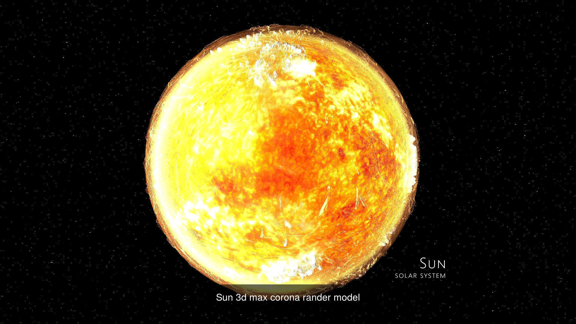 solar system corona  3D Model Collection_11