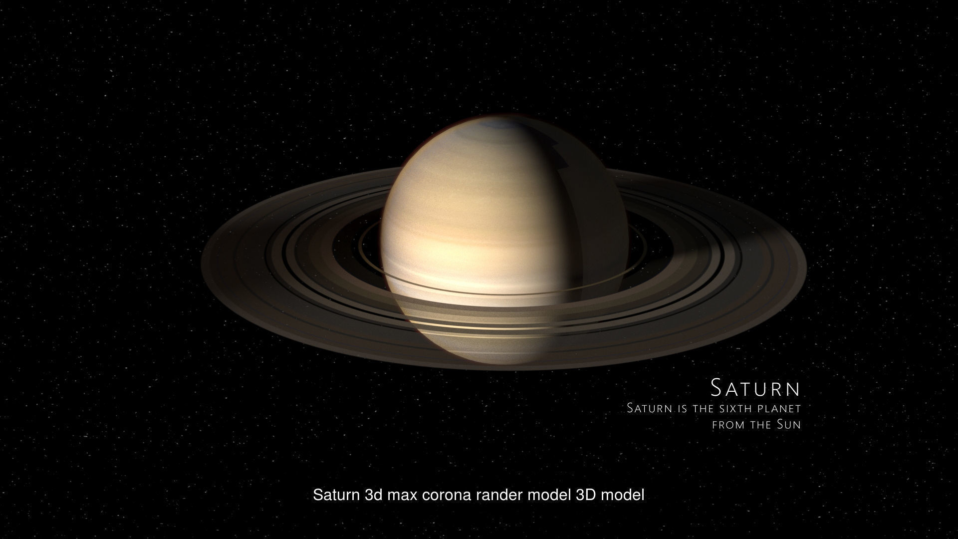solar system corona  3D Model Collection_10