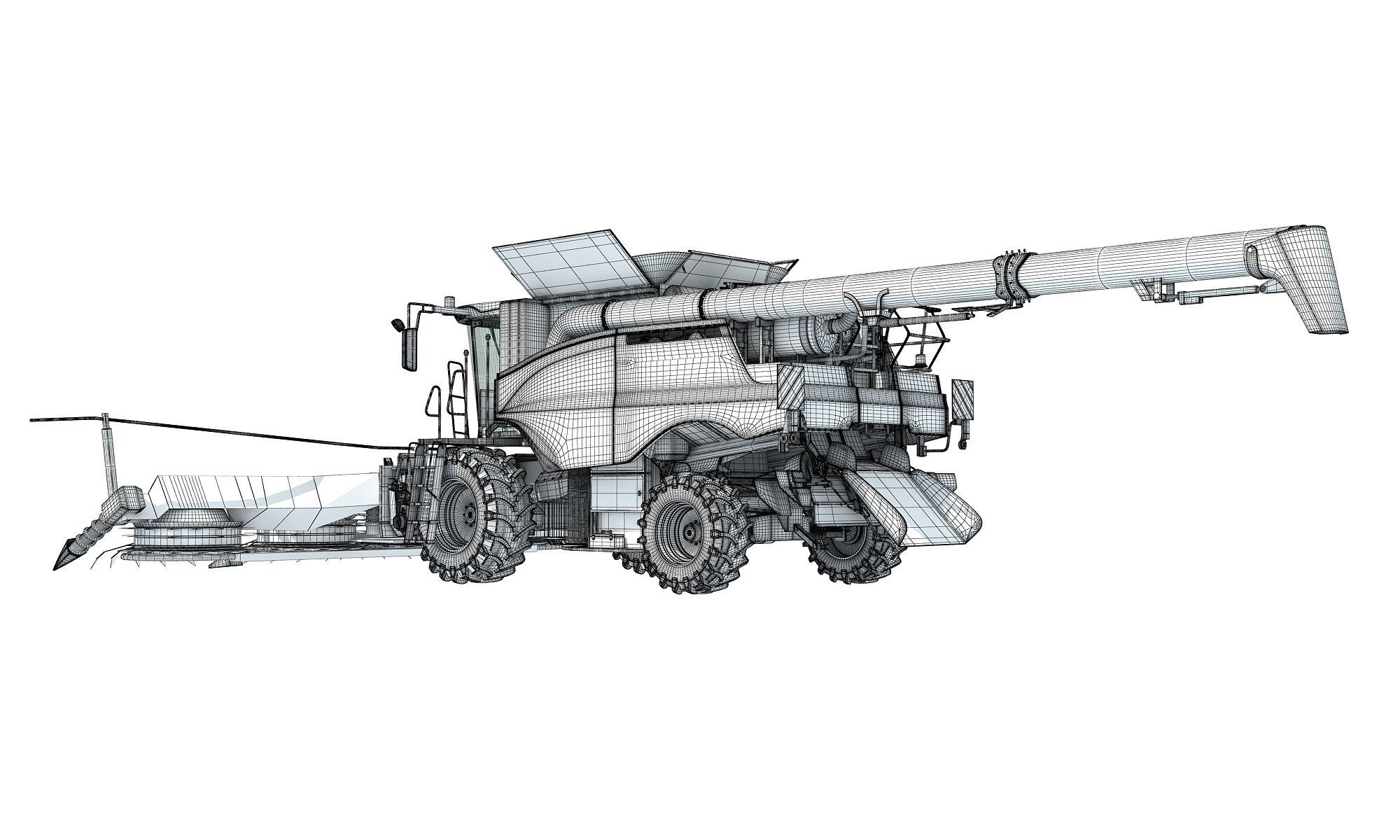 Combine 2020 3D model_17